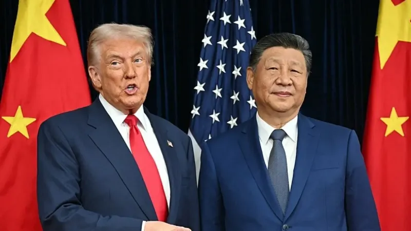 ABD Başkanı Trump ile Çin Devlet Başkanı Şi Cinping Güney Kore'de bir araya geldi