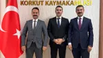 Başsavcı Kantar ve Komisyon Başkanı Tarçın’dan Kaymakam Ayaz’a ziyaret
