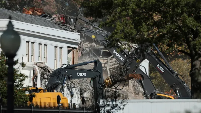 Beyaz Saray'da inşaat var! Trump'ın dev yapı isteği mimarı çileden çıkardı
