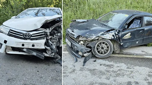 Bursa'da Feci Kaza! İki Araç Çarpıştı, 3 Yaralı!