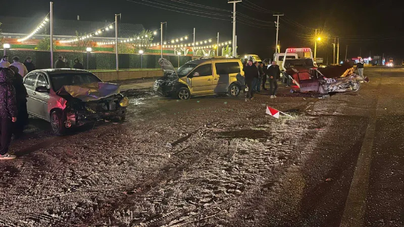 Çankırı’da 3 aracın karıştığı zincirleme kaza: 9 yaralı