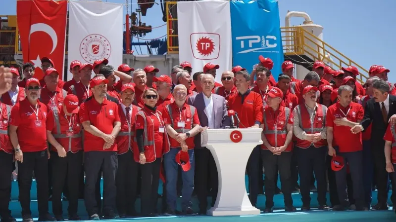 Gabar petrol sahasında 19 Mayıs kutlaması