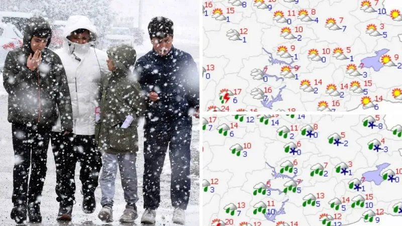 Hafta sonu hava ters köşe yapacak: 10 kente kar yağacak! Dondurucu soğuklar kapıda