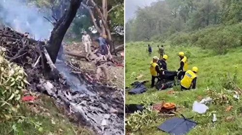Hindistan'da Helikopter Faciası! 7 Kişi Hayatını Kaybetti