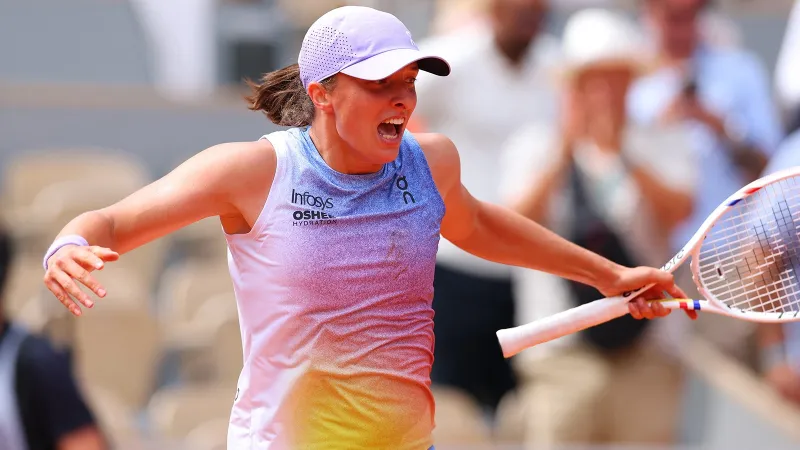 Iga Swiatek Roland Garros'ta Şov Yaptı! Çeyrek Finalde!