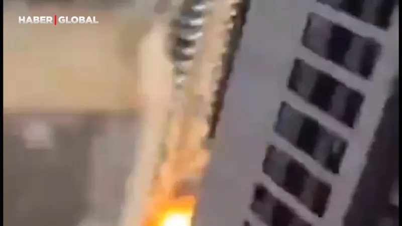 İran'dan İsrail'e Füze Saldırısı! Yeni Görüntüler Şoke Etti