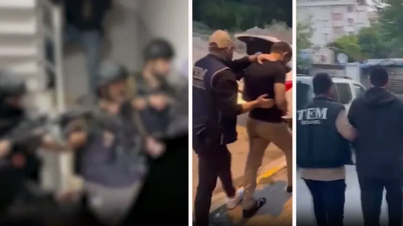 İstanbul'da IŞİD operasyonu! Kırmızı bültenle aranan 9 şüpheli gözaltında