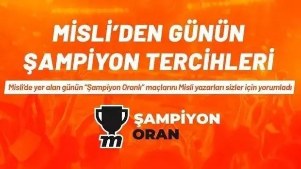 İtalya Serie A’da şampiyonun belli olacağı maçlarda karşılıklı goller atılır! İşte Misli’den Günün Şampiyon Tercihleri…