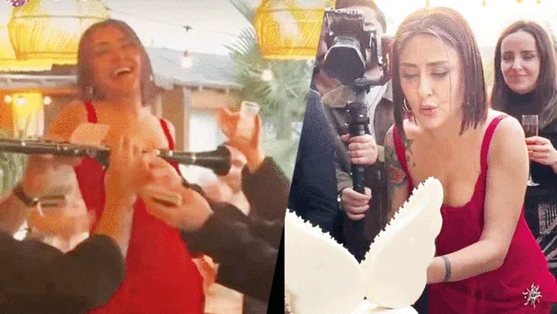 Melek Mosso'dan 37 yaş kutlaması