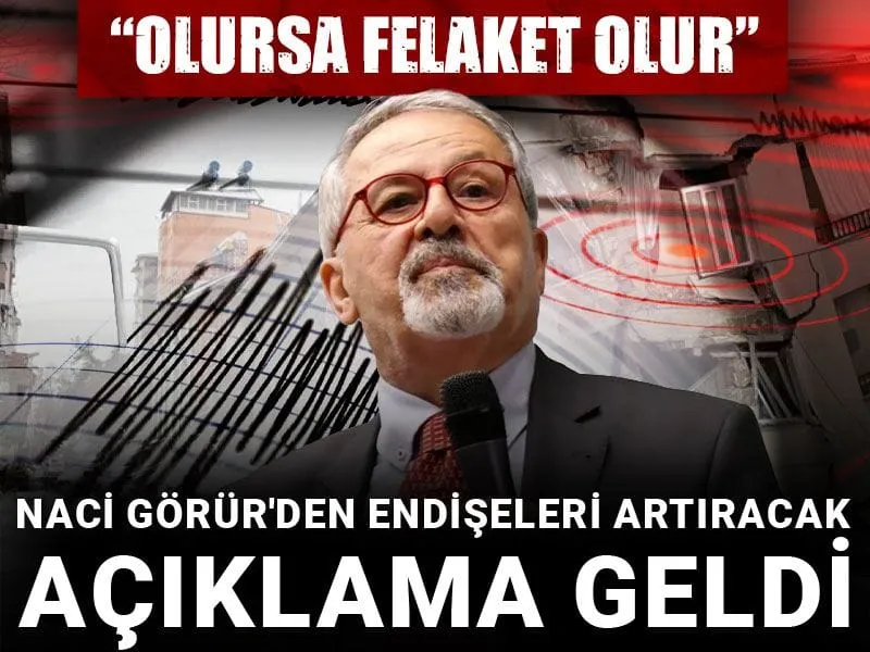 Naci Görür'den endişeleri artıracak açıklama geldi: Olursa felaket olur