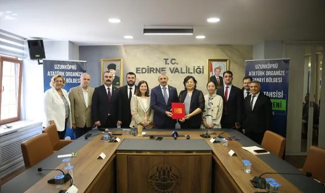 Çin'den Edirne'ye Dev Yatırım! Rüzgar Türbini Üretimi Başlıyor