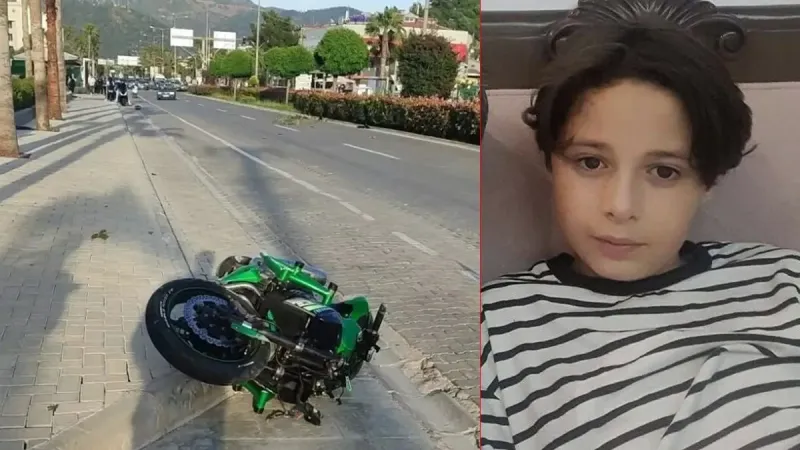 Muğla'da Ölüm! Motosiklet 12 Yaşındaki Çocuğu Hayattan Kopardı