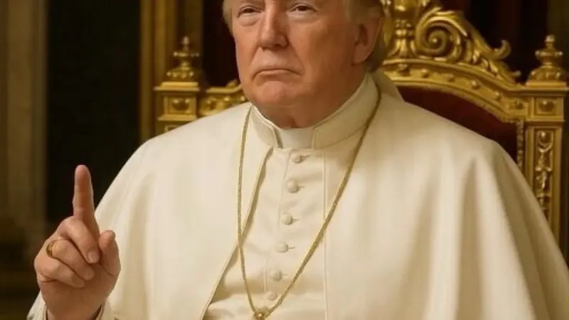 Trump'tan Şok Hamle: Yapay Zeka ile Papa Oldu!