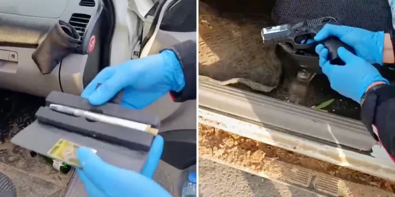 Kalem Tabanca Şoku! Mersin'de Polisten Akılalmaz Operasyon