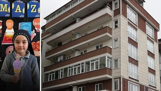 Trabzon'da 4’üncü kattan düşen 7 yaşındaki Nurbanu hayatını kaybetti