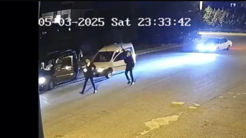 Konya'da Trafik Magandaları! Silahlarla Terör Estirdiler!