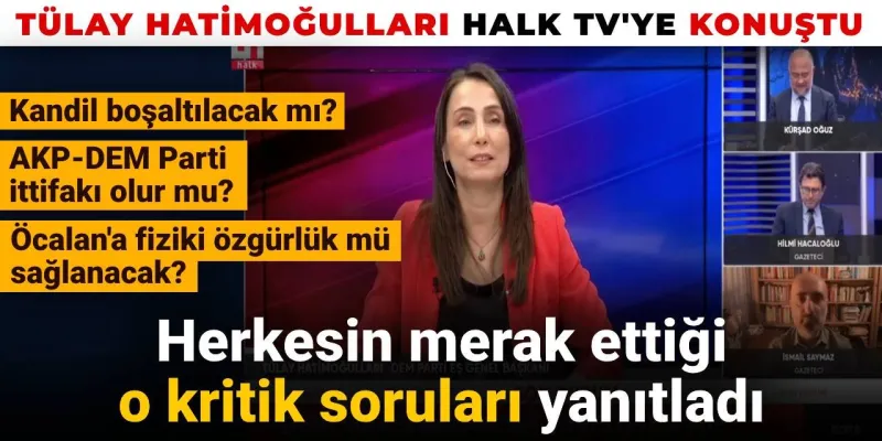 Tülay Hatimoğulları'ndan Bomba İddialar: PKK Fesih Kararı Ne Anlama Geliyor?