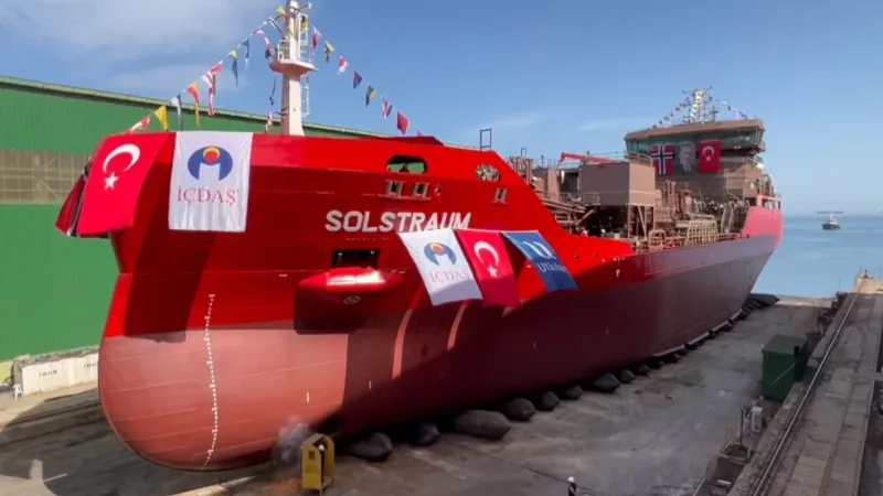 Türk Mühendisliği Zirvede! Hibrit Tanker "Solstraum" Denizlere Açıldı