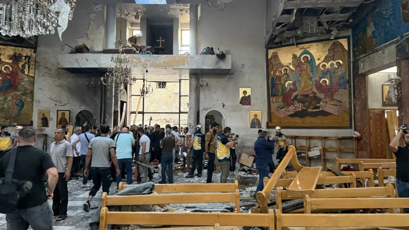 Şam'da Kilise Katliamı! Bomba Mı? İşte İlk Detaylar
