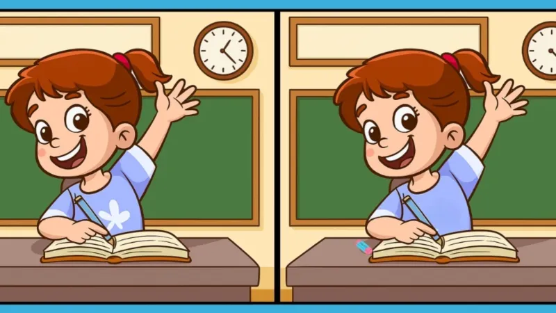 IQ'n Yüksek mi? El Kaldıran Kızlardaki 3 Farkı Bul! (12 Saniye)