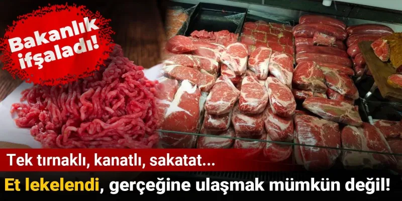 Ette Skandal! Bakanlık Açıkladı: Hangi Etler Sahte Çıktı?