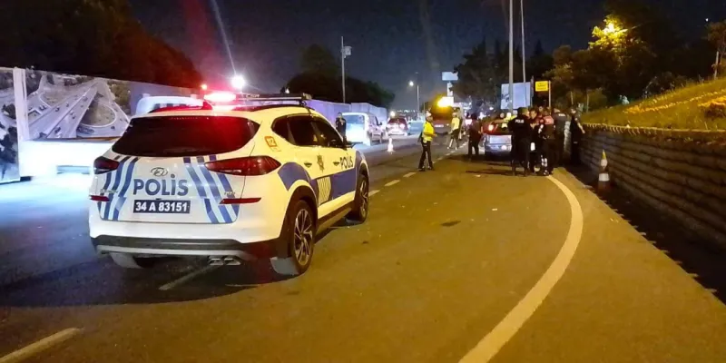 Silivri'de Korkunç Kaza! Motosiklet Polislere Çarptı: 6 Yaralı!