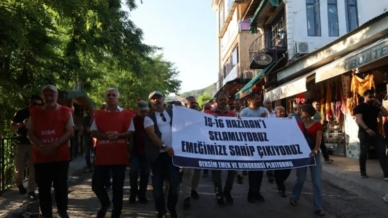 Tunceli'de Kayyım Zulmü! İşçiler Yürüdü, Direniş Ateşi Harladı!
