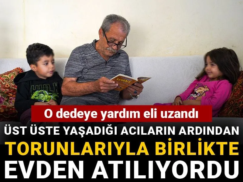 Evden Atılan Dede'ye Umut Işığı! Torunlarıyla Hayata Tutundu