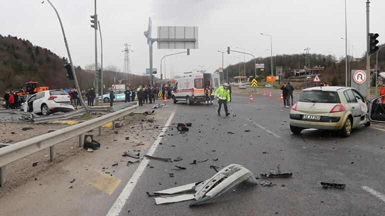 Boluda feci kaza Ortalık savaş alanına döndü